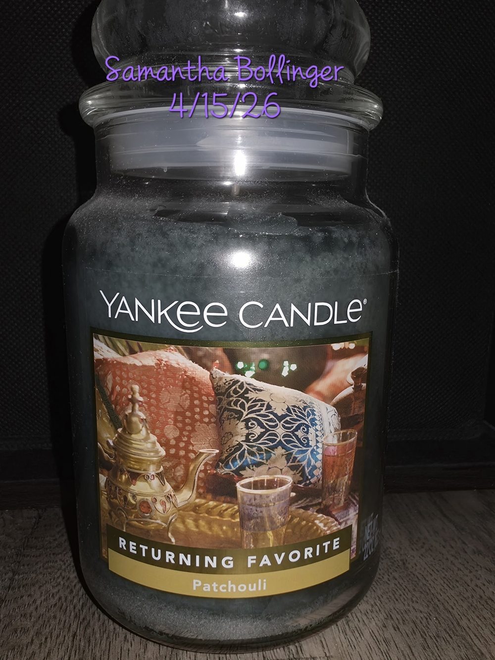 Yankee Candle Patchouli Large Jar Candle